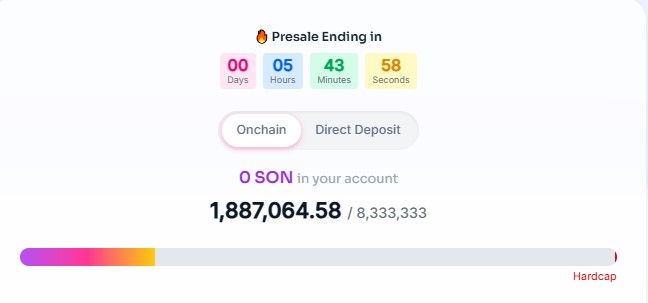 Spur Protocol上市日期再成疑，SON预售仅完成22.6%