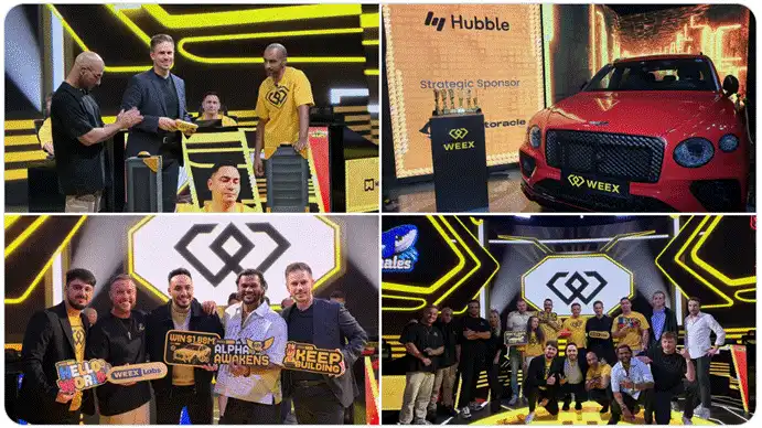 WEEX AI交易黑客松迪拜站引爆全球，15万观众见证算法巅峰对决