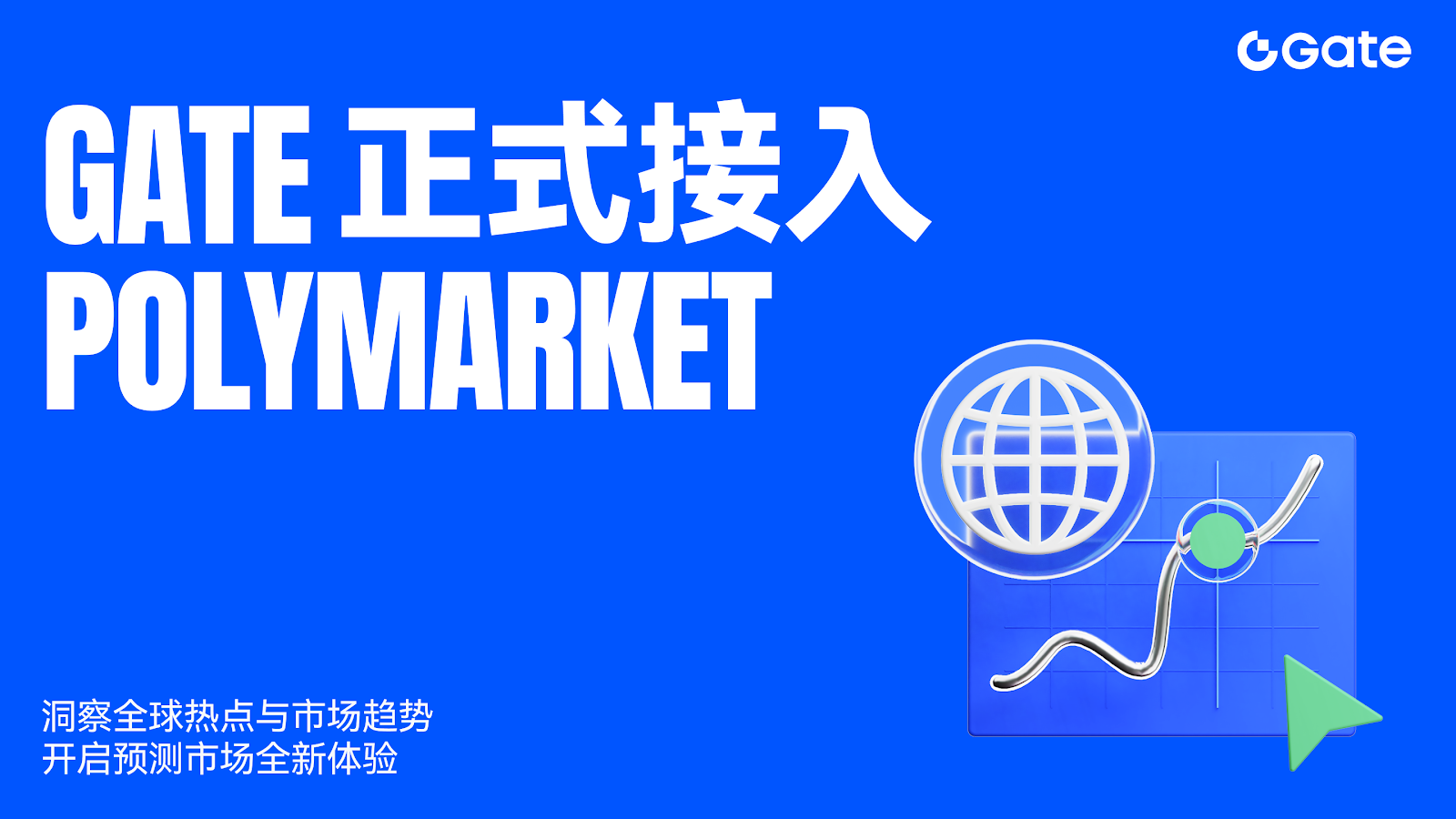 Gate交易所集成Polymarket预测市场：如何交易全球热点事件获利