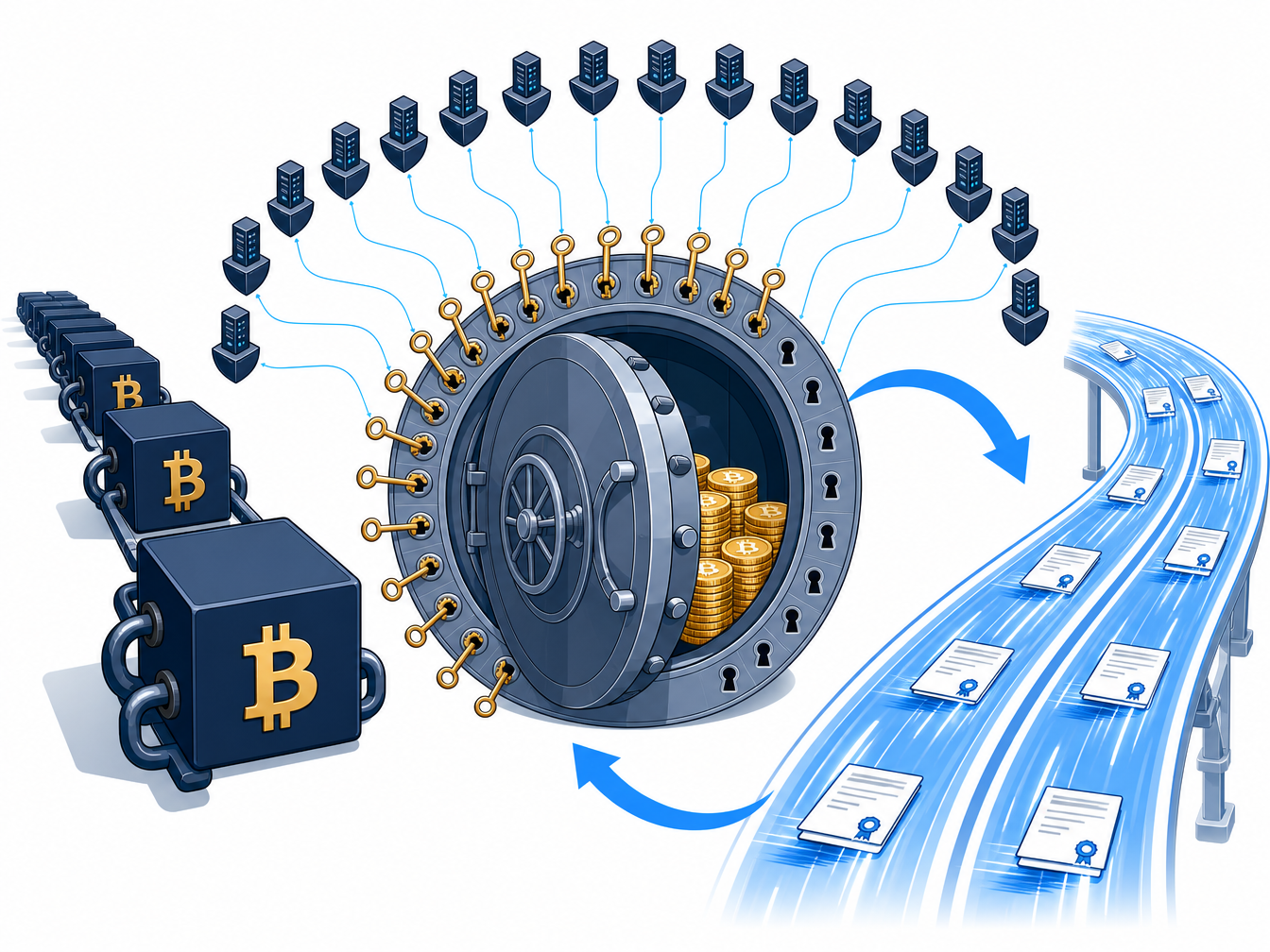 Liquid Network联邦金库架构图