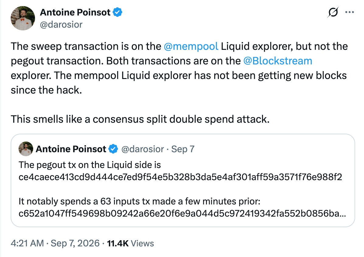 Antoine Poinsot公开评论截图